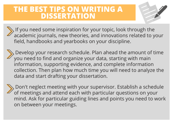 tips in writing dissertation