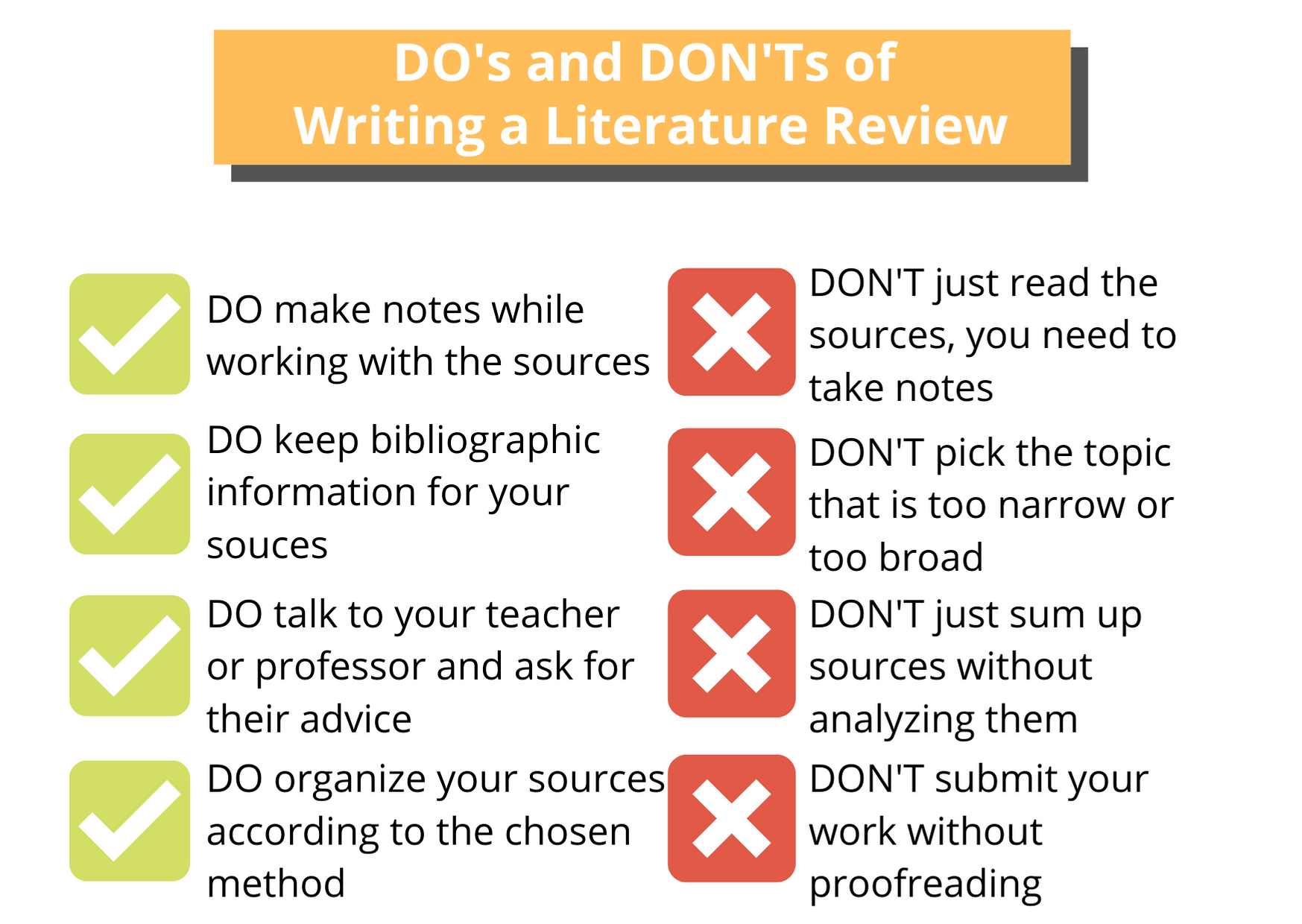 how to effectively do a literature review